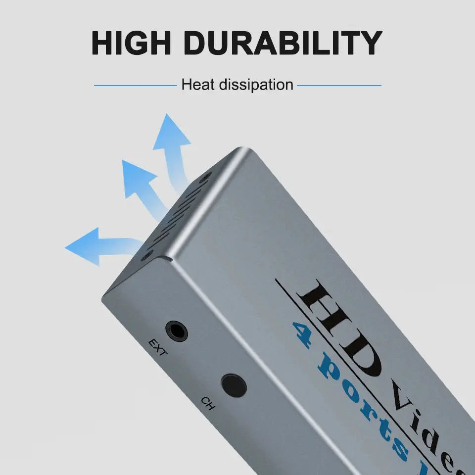 4K Switch KVM HDMI Switcher 4-port USB HDMI KVM Switch 4X1 4kX2K/30HZ HDCP 1.2 for PC laptop windows&macs Smart_Life_Tech