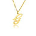 Dainty Initial Letter Necklaces For Women Gold Color Minimalist  Stainless Steel Initial Necklace Femme Wedding Jewelry Gift Smart_Life_Tech