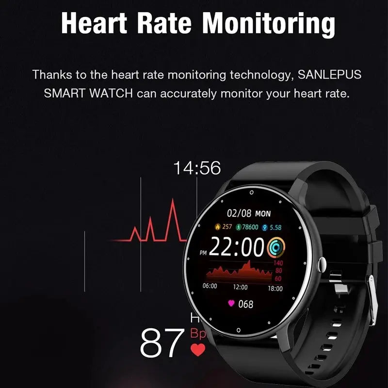 LIGE 2026 Smart Watch Women Men Ladies Gift Sport Fitness Men Watches Heart Rate Monitor Waterproof Smartwatch For Android IOS Smart_Life_Tech