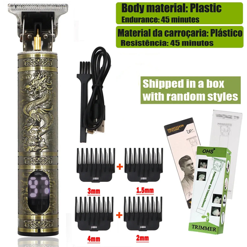 T9 Hair Clipper Repair Beard Shaving Body Hair Trimmer Clippers Electric Machine Men Haircut Machine 0mm Barber Shaver Smart_Life_Tech