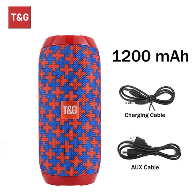 Bluetooth Speaker T&G TG117 Portable TWS Sound Box Waterproof Loudspeaker Outdoor Stereo Surround Speakers Support TF FM Radio Smart_Life_Tech