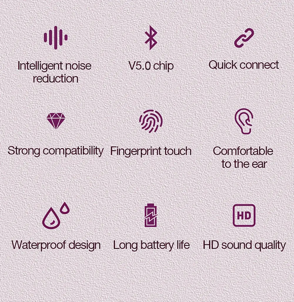 Original Thinkplus Wireless Bluetooth Earphones ANC Noise Reduction Earbuds HD Mic Call Gamer Headsets LED Touch Screen Control Smart_Life_Tech