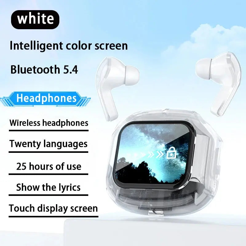 Air Max Wireless Bluetooth Intelligent touch screen-Display incoming calls-Control taking photos-Control TikTok-Noise reduction Smart_Life_Tech