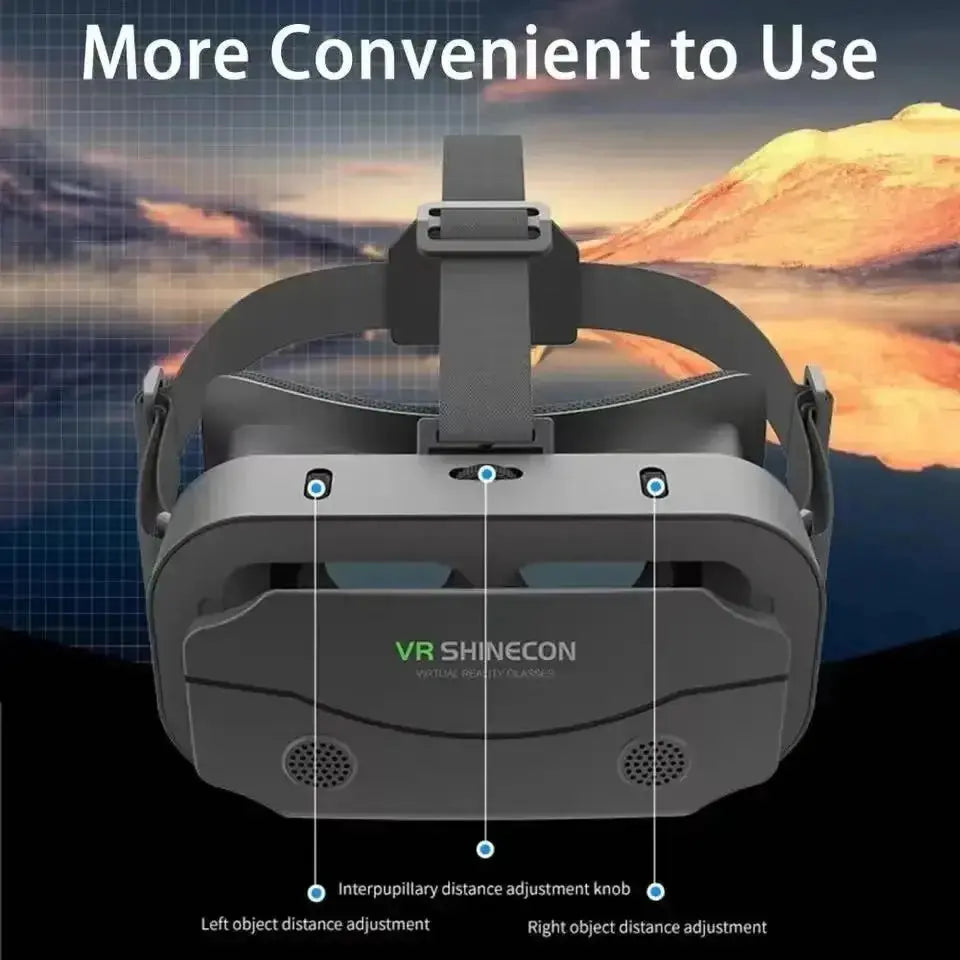 3D Virtual Reality VR Glasses Headset Devices Helmet Lenses Goggles Smart For Smartphones Phone Cell Mobile Game Viar Viewer Set Smart_Life_Tech