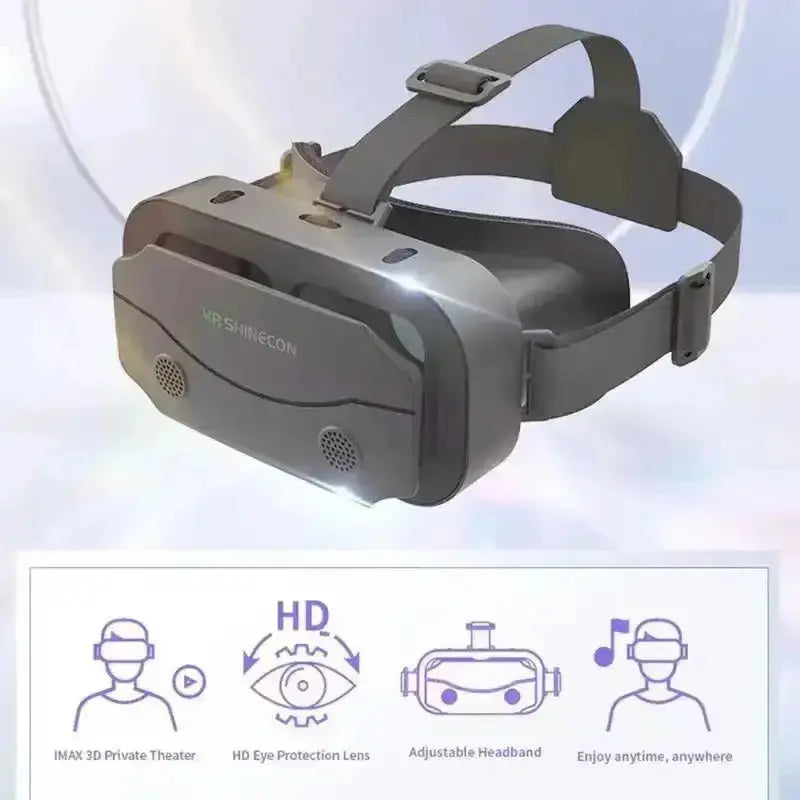 3D Virtual Reality VR Glasses Headset Devices Helmet Lenses Goggles Smart For Smartphones Phone Cell Mobile Game Viar Viewer Set Smart_Life_Tech