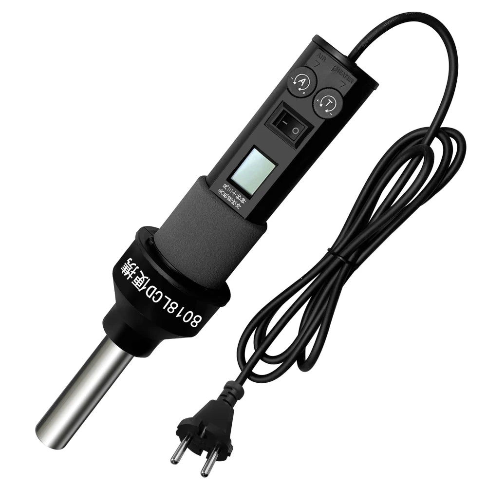 220V LCD digital Heat gun Hot Air Gun Desoldering Soldering solder Station Adjustable IC SMD BGA SAIKE GJ-8018LCD