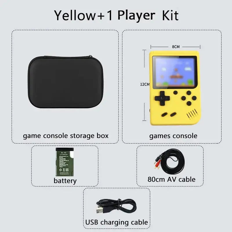 Built-in 500+ Classic arcade retro games Console for TV 5 inch Video Game Handheld Game Player for Game boy two player games Smart_Life_Tech