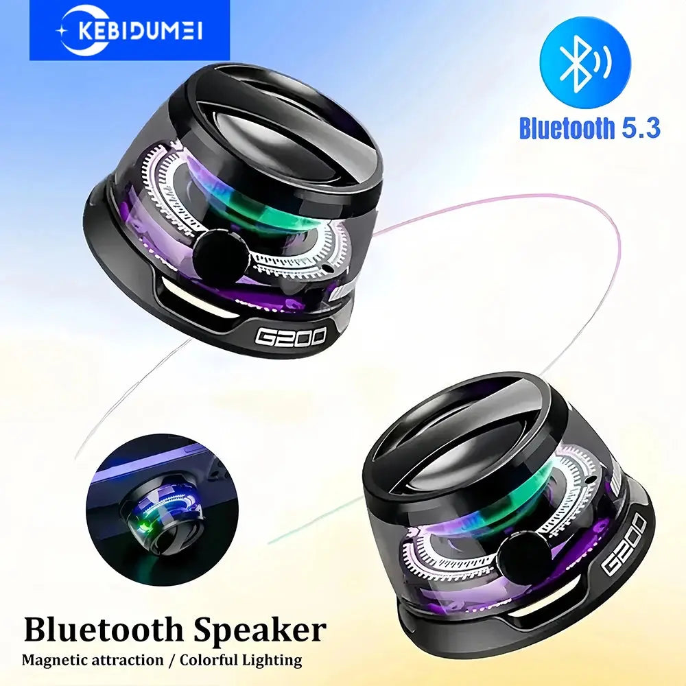 Bluetooth 5.3 Speaker Mini Speaker Portable Magnetic Speaker Multifunctional RGB Speaker for PC Macbook XIAOMI HUAWEI iPhone Smart_Life_Tech