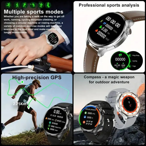 2026 New GPS SmartWatch BluetoothCall IP68 Waterproof AMOLED Screen Custom AOD Watch Face Sport Smartwatch Men Women Android iOS Smart_Life_Tech