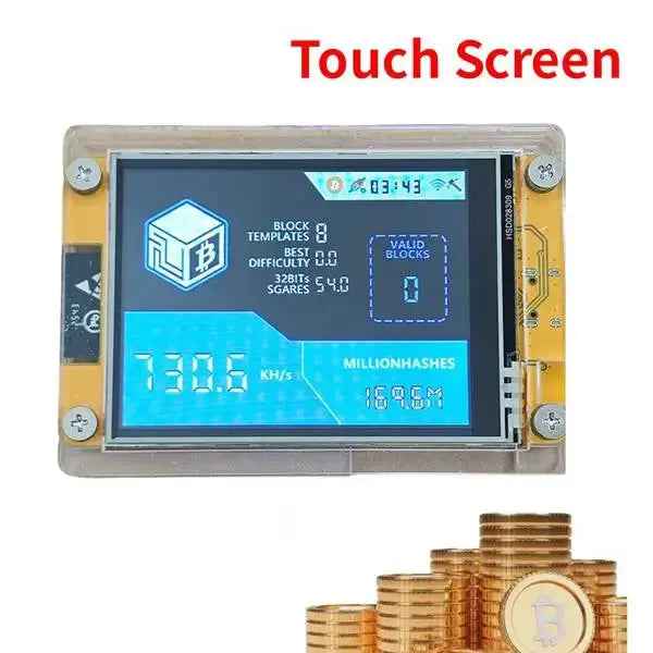 Brand New Nerdminer V3 2.8-Inch BTC Solo Lottery Nerd Miner Crypto Bitcoin Miner Solo Mining Machine SmartLifeTech