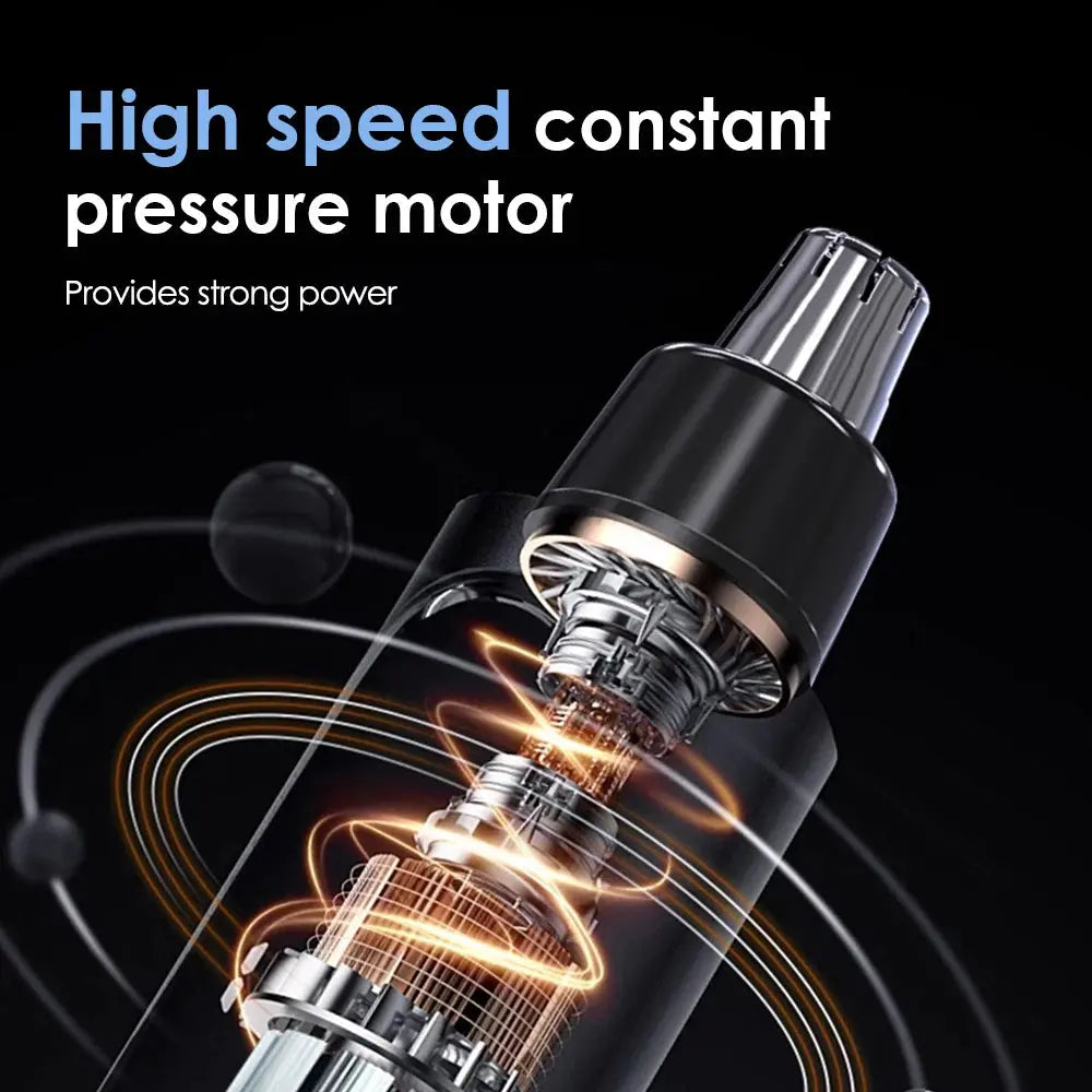 Electric Nose Hair Trimmer Rechargeable with Digital Display 6000 Rpm Mini Pocket Nose Ears Hair Shaving Eyebrow Trimmers Clippe Smart_Life_Tech