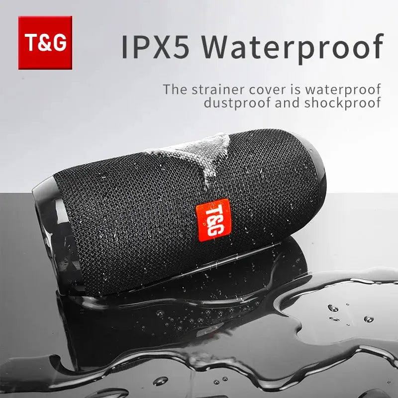 Bluetooth Speaker T&G TG117 Portable TWS Sound Box Waterproof Loudspeaker Outdoor Stereo Surround Speakers Support TF FM Radio Smart_Life_Tech