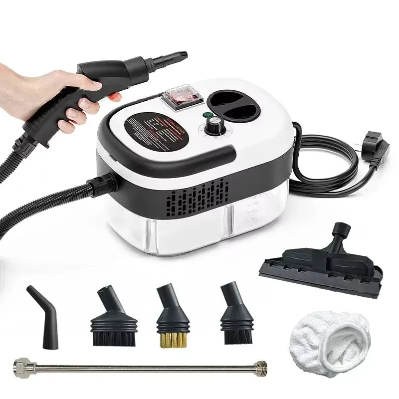 2500W Steam Cleaner High Temperature Pressure Washer Steam Cleaning Machine For Home Air Conditioning Kitchen Hood Car 1200ml