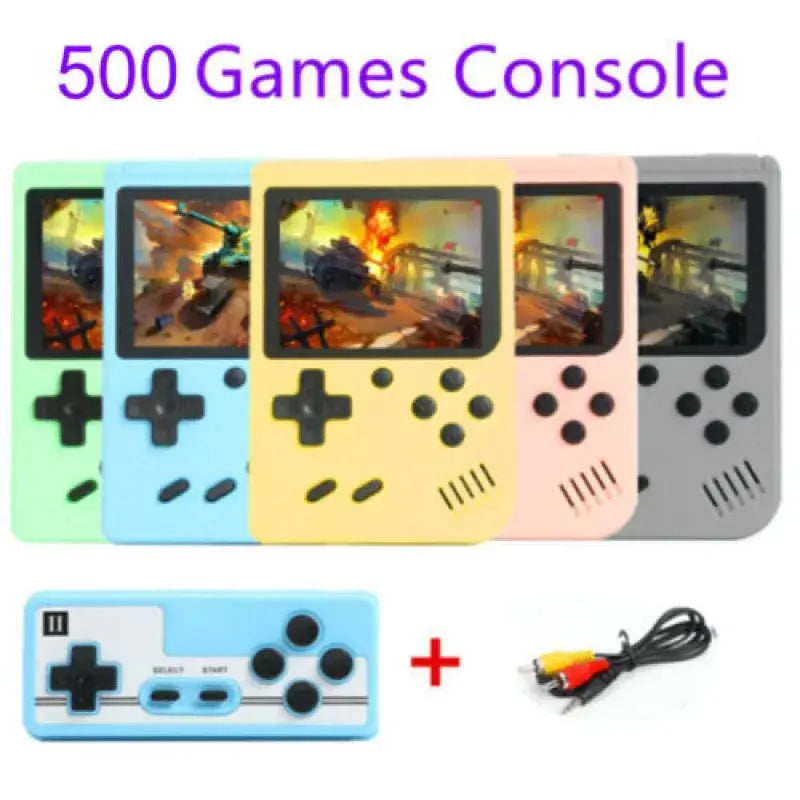 Built-in 500+ Classic arcade retro games Console for TV 5 inch Video Game Handheld Game Player for Game boy two player games Smart_Life_Tech