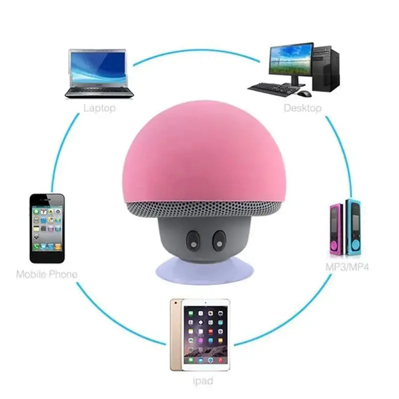 High Quality Wireless Bluetooth Speaker 30ft Wireless Range  Subwoofer With Suction CupSuitable for Cycling Picnic Outdoor Smart_Life_Tech