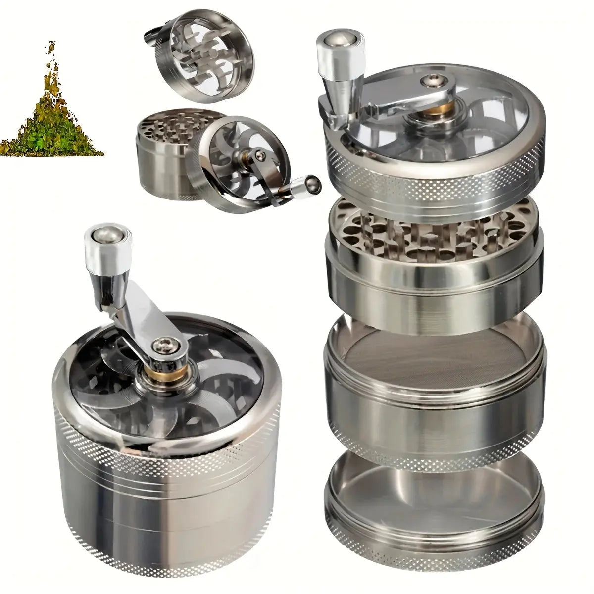 Nut and Hard Spice Grinder for Nutmeg Ginger Rock Salt and Peppercorn Hand tools, crushers Smart_Life_Tech