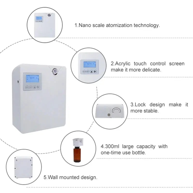 Aroma Diffuser For Home Air Fresheners Sprayer Aromatherapy Hotel Scenting Device Smart Room Fragrance Machine App Control Smart_Life_Tech