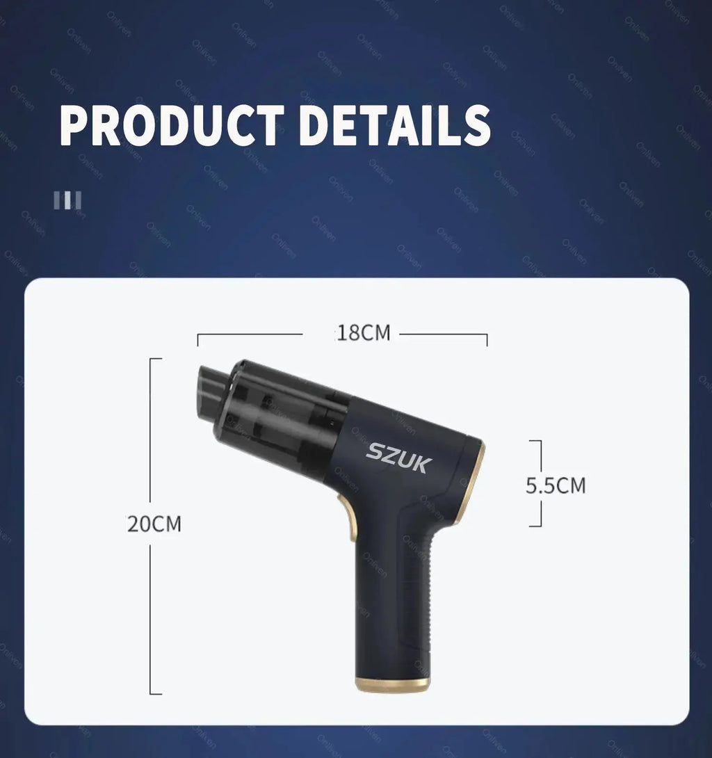 SZUK 2025 Car Vacuum Cleaner New Mini Vacuum Cleaner Strong Suction Wireless Portable Cleaner Handheld vacuum Cleaner for car Smart_Life_Tech