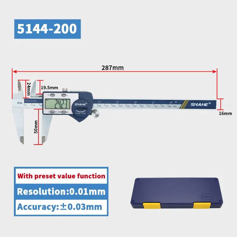 150/200/300mm Electronic Digital Caliper With Extra Large LCD Screen Digital Vernier Caliper Micrometer Paquimetro Digital