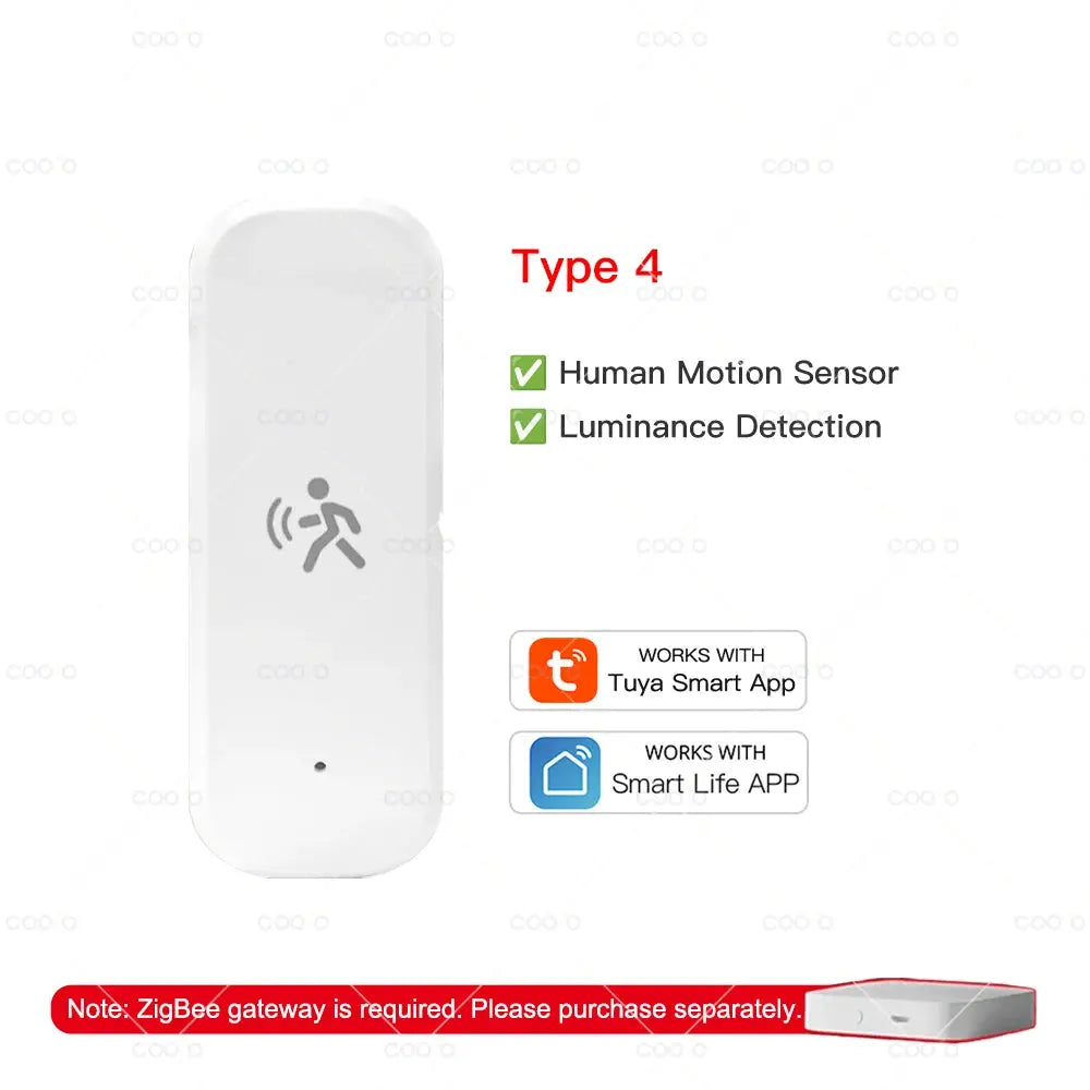 Zigbee 10G MmWave Radar Motion Sensor Human Detector with Illuminance Temperature Humidity Sensor Support Tuya Zigbee2MQTT Smart_Life_Tech