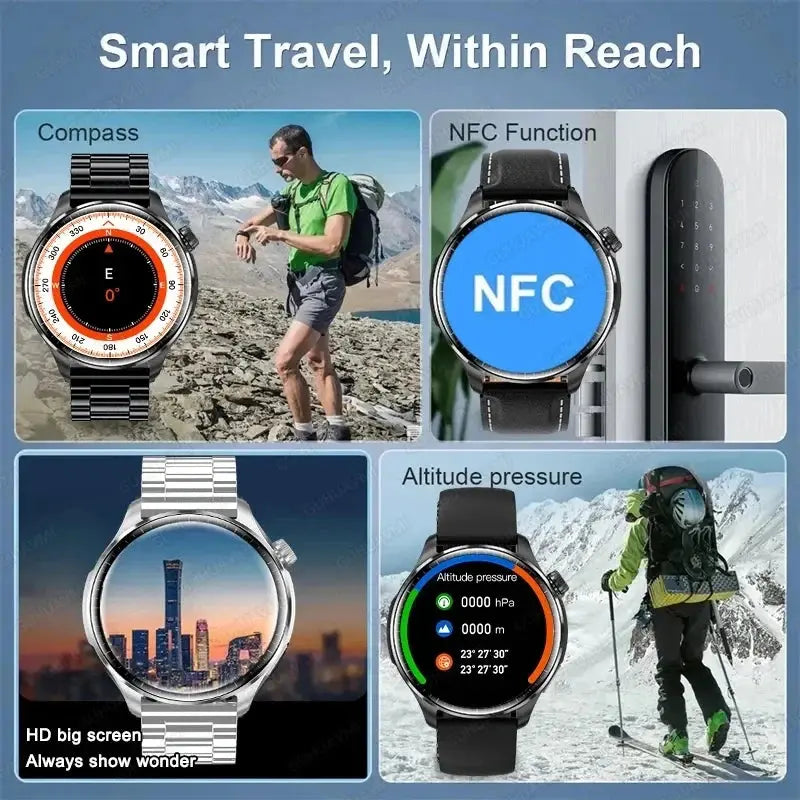 2026 New GPS SmartWatch BluetoothCall IP68 Waterproof AMOLED Screen Custom AOD Watch Face Sport Smartwatch Men Women Android iOS Smart_Life_Tech