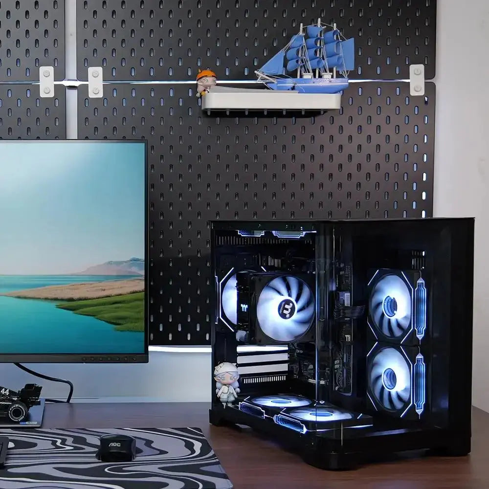 YEAH MAGIC Gaming Desktop AMD Ryzen 5 5600GT 3.9GHz 16GB(8G*2) DDR4 3200 1T NVME SSD ARGB 7 Fans Win 11 Home Gamer Desktop PC Smart_Life_Tech