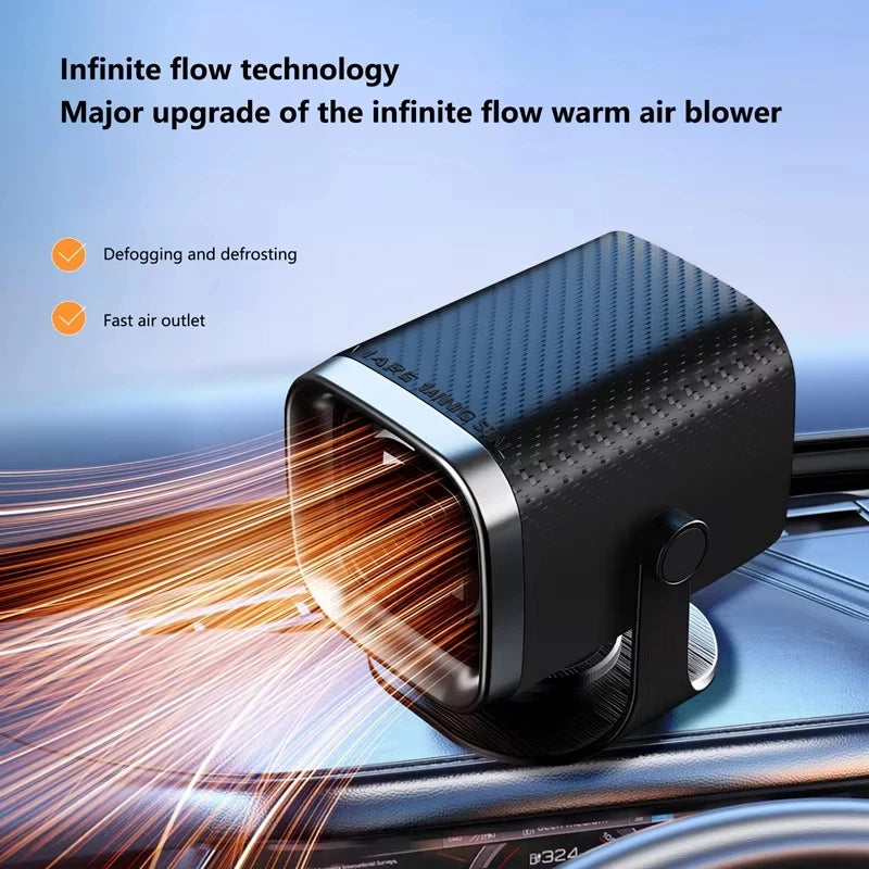 Car Home Heater 12V/24V Electric Cooling Heating Fan Electric Heater Fan Windshield Defogging Demister Defroster HOME Sup