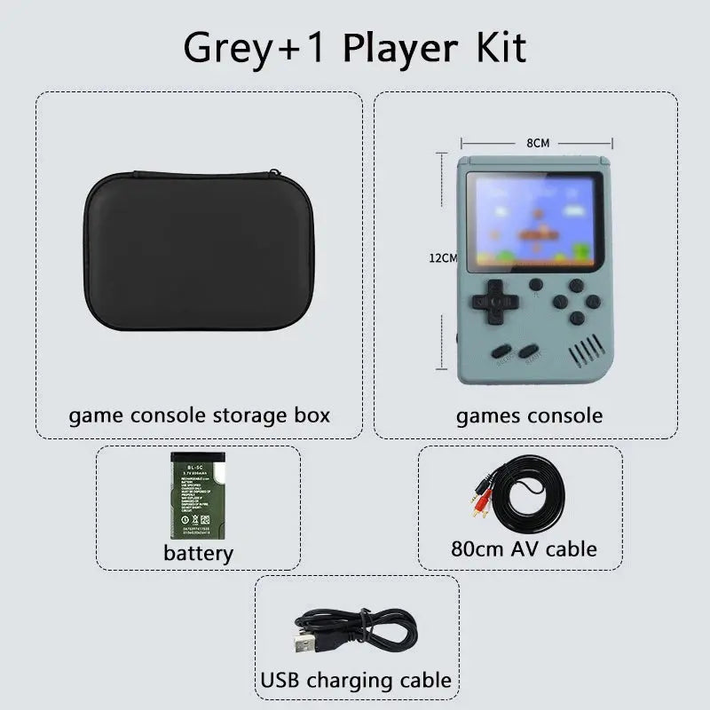 Built-in 500+ Classic arcade retro games Console for TV 5 inch Video Game Handheld Game Player for Game boy two player games Smart_Life_Tech
