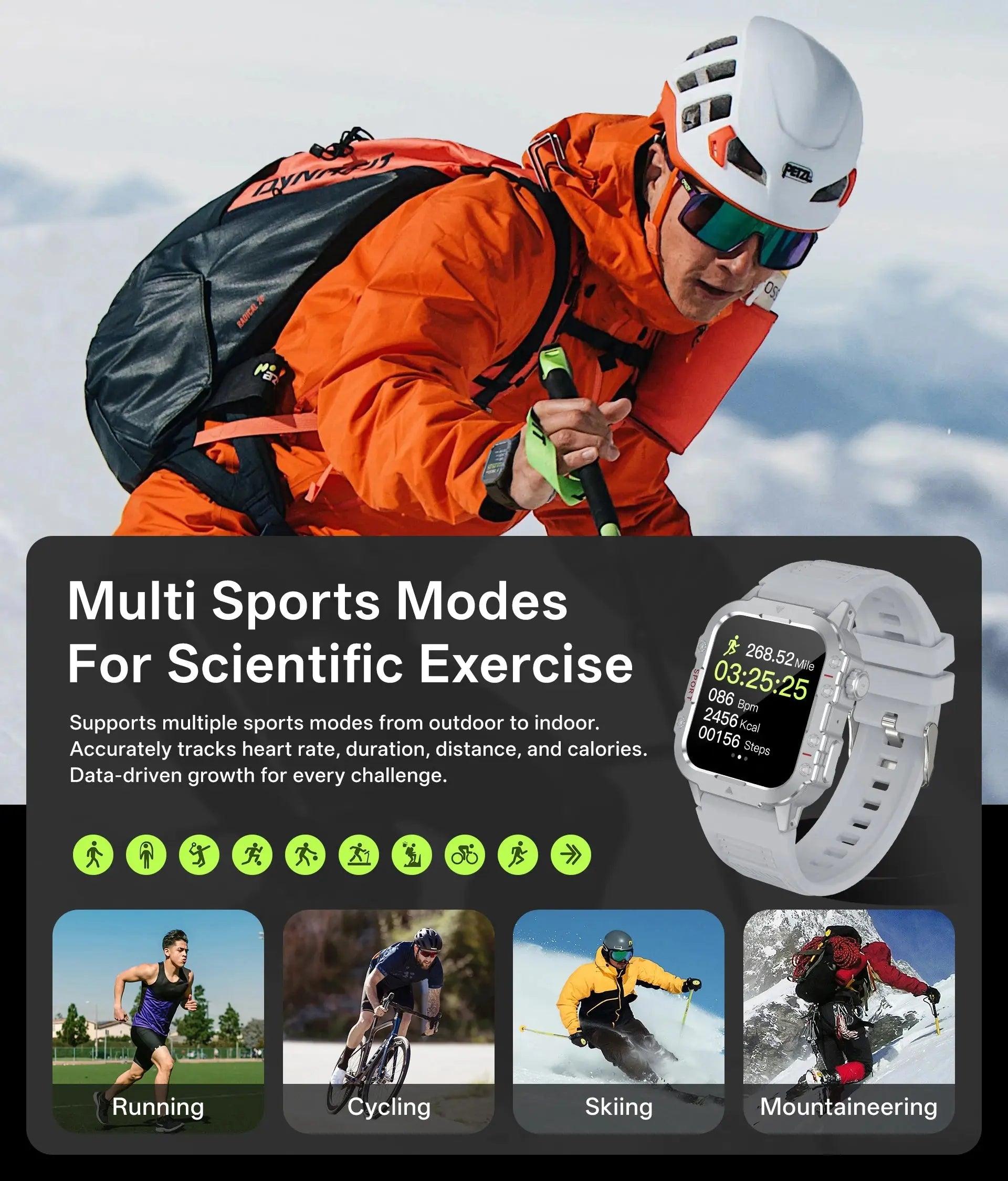 2025 New for Xiaomi Military Smart Watch Men IP67 3ATM Outdoor Sports Fitness Tracker Health Monitor 1.44Inch BT Call Smartwatch Smart_Life_Tech