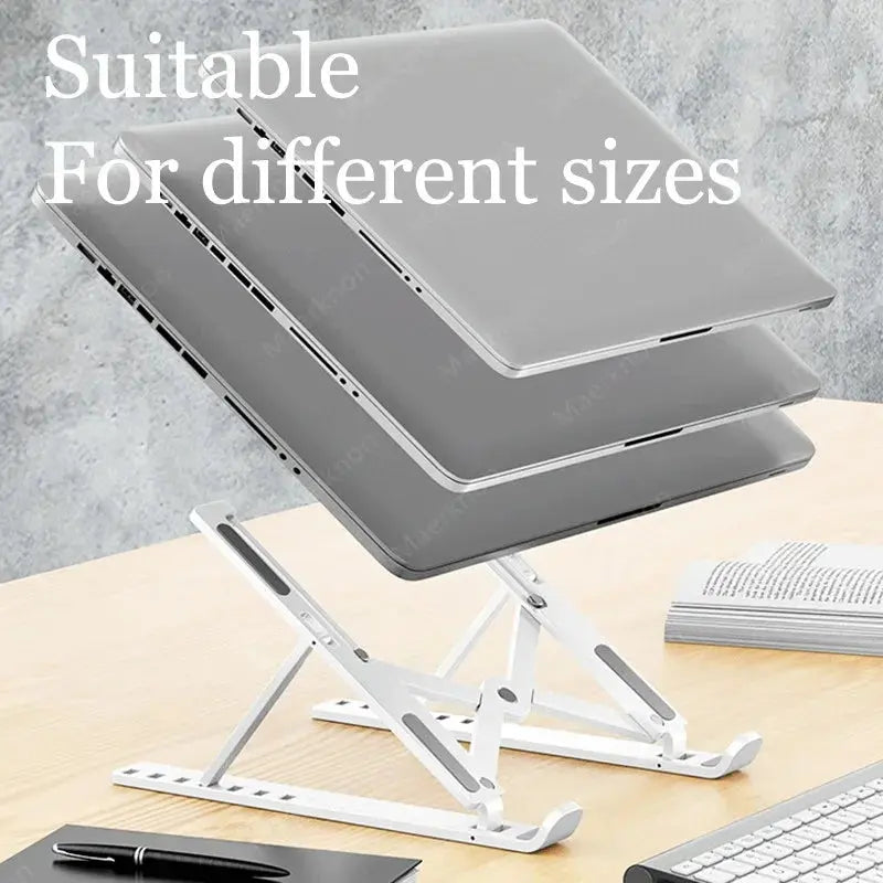 Adjustable Laptop Stand Portable Foldable Notebook Bracket Computer Monitor Holder For Macbook Air iPad Tablets Base Accessories Smart_Life_Tech