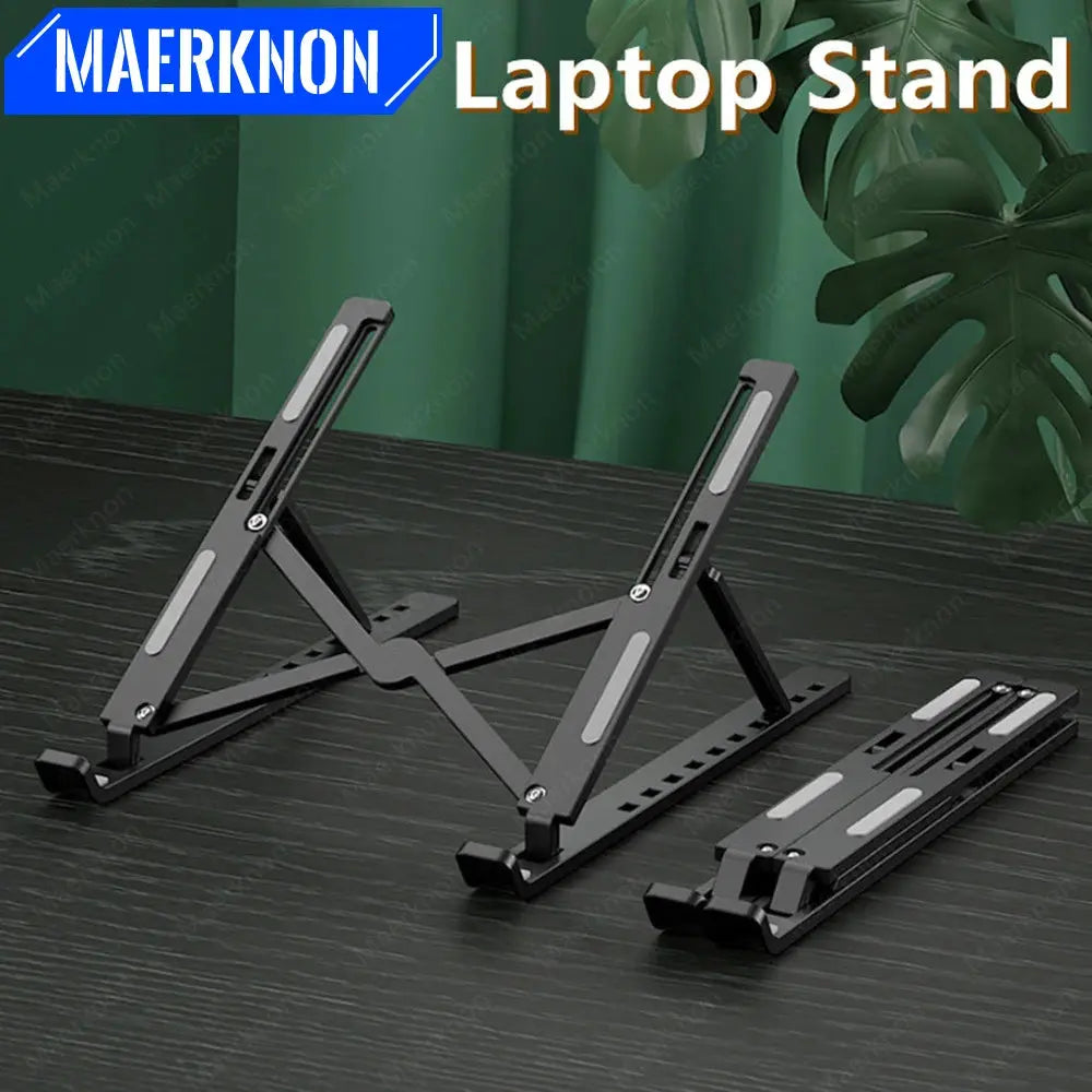 Adjustable Laptop Stand Portable Foldable Notebook Bracket Computer Monitor Holder For Macbook Air iPad Tablets Base Accessories Smart_Life_Tech
