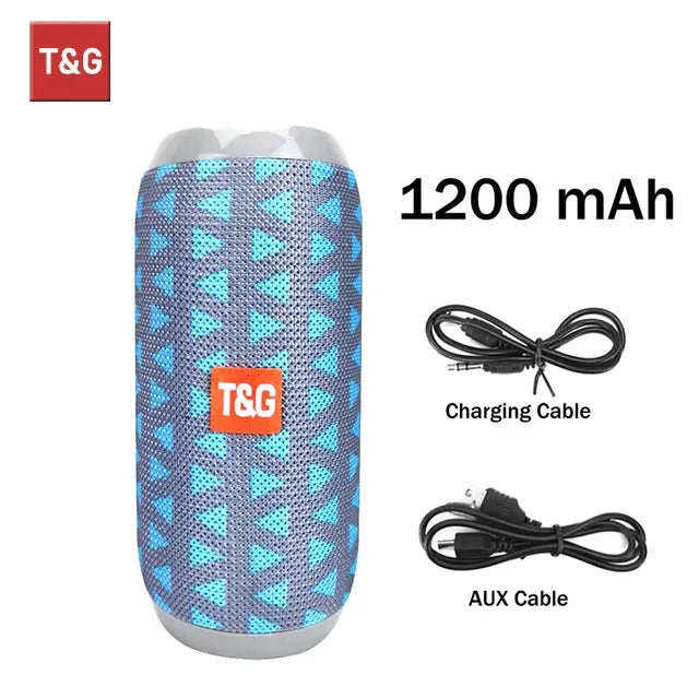 Bluetooth Speaker T&G TG117 Portable TWS Sound Box Waterproof Loudspeaker Outdoor Stereo Surround Speakers Support TF FM Radio Smart_Life_Tech