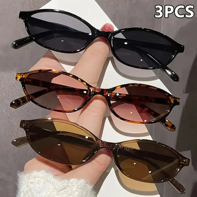 3 Pairs of Summer Women's Fashion Glasses Women's Glasses Suitable for Daily Decoration and Photography in Summer Smart_Life_Tech