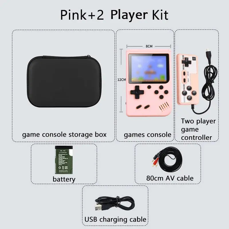 Built-in 500+ Classic arcade retro games Console for TV 5 inch Video Game Handheld Game Player for Game boy two player games Smart_Life_Tech