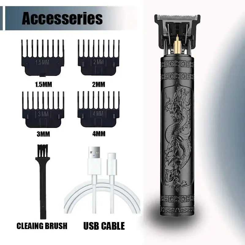 New！T9 Electric Hair Trimmer/Accessories | USB Professional Shaver | 0mm Bald Fade Cutting Machine Portable for Men Home Haircut Smart_Life_Tech