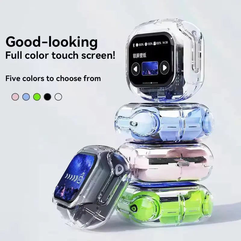 Air Max Wireless Bluetooth Intelligent touch screen-Display incoming calls-Control taking photos-Control TikTok-Noise reduction Smart_Life_Tech