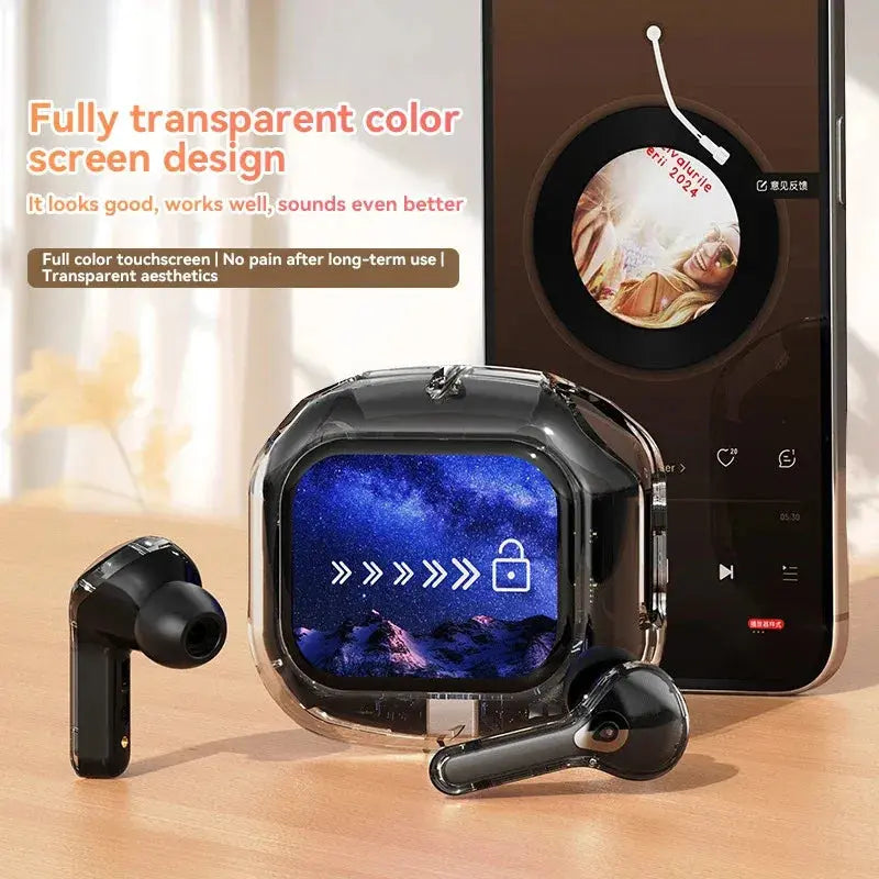 Air Max Wireless Bluetooth Intelligent touch screen-Display incoming calls-Control taking photos-Control TikTok-Noise reduction Smart_Life_Tech