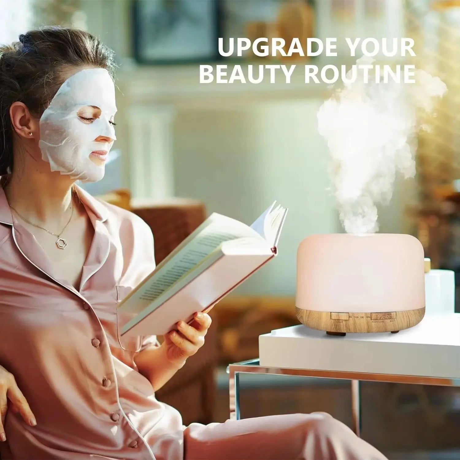 Air Humidifier Essential oil Diffuser 500ML Ultrasonic Cool Mist Maker Fogger USB Humidifier LED Lamp Aroma Diffuser Electric ﻿ Smart_Life_Tech