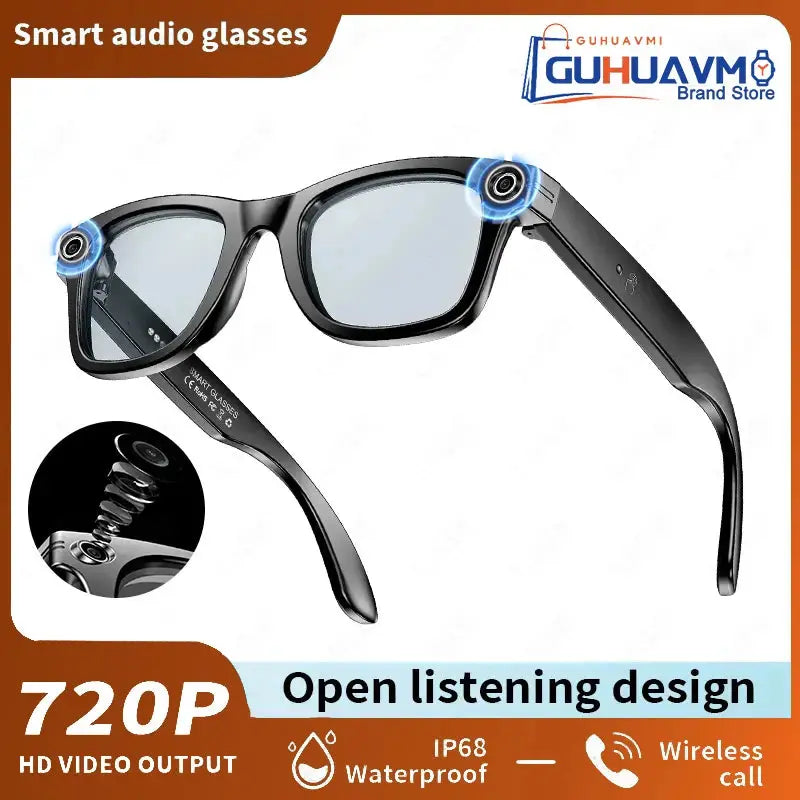 AI Smart Glasses 800W Anti Shake HD Camera Video Recording Languages Translation Sunglasses Bluetooth Call Music Play Man Women Smart_Life_Tech