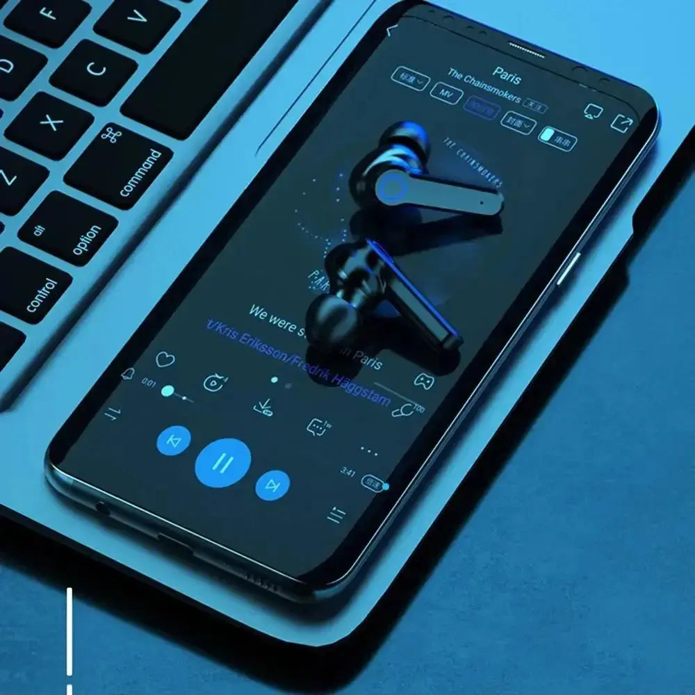 Original M19 Bluetooth Headset Wireless In-Ear Sports Intelligente Touch Led Displaymirror Warehouse Charging Treasure Earphone Smart_Life_Tech