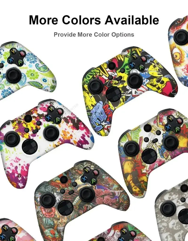 Soft Silicone Case For Xbox Series X/S Controller Protective Skin Gamepad Accessories Thumb Grips Caps Joystick Cover Shell Smart_Life_Tech