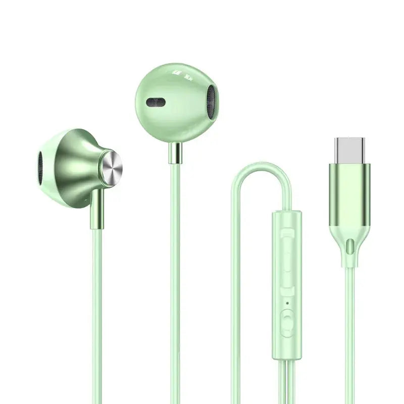 For Samsung Headphones HiFi Surround Sound In-ear USB Type C 3.5mm With wire control Wired Earplugs For Galaxy S24 S23 S22 Ultra Smart_Life_Tech