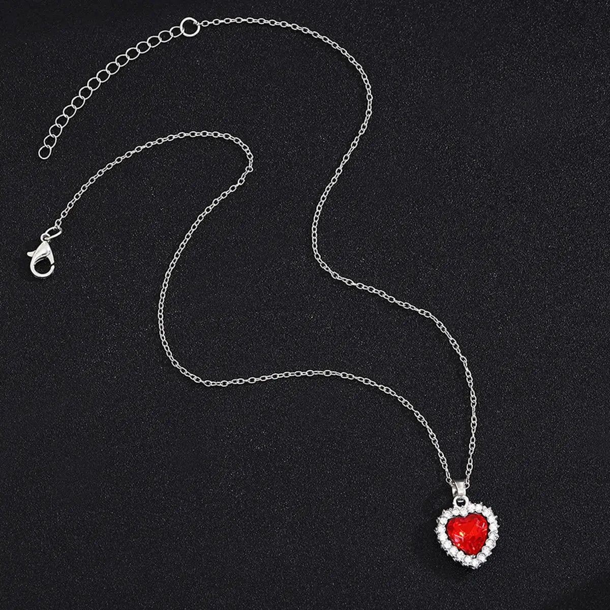 Elegant Red Heart Necklace for Women Luxury Minimalist Jewelry Stylish Accessory for Fashion And Style SmartLifeTech
