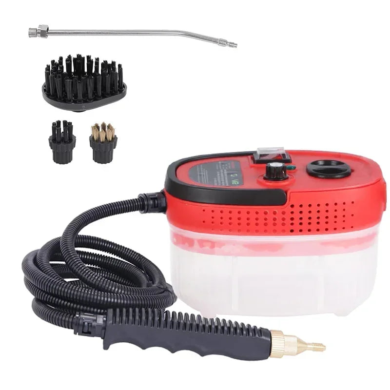 2500W Steam Cleaner High Temperature Pressure Washer Steam Cleaning Machine For Home Air Conditioning Kitchen Hood Car 1200ml