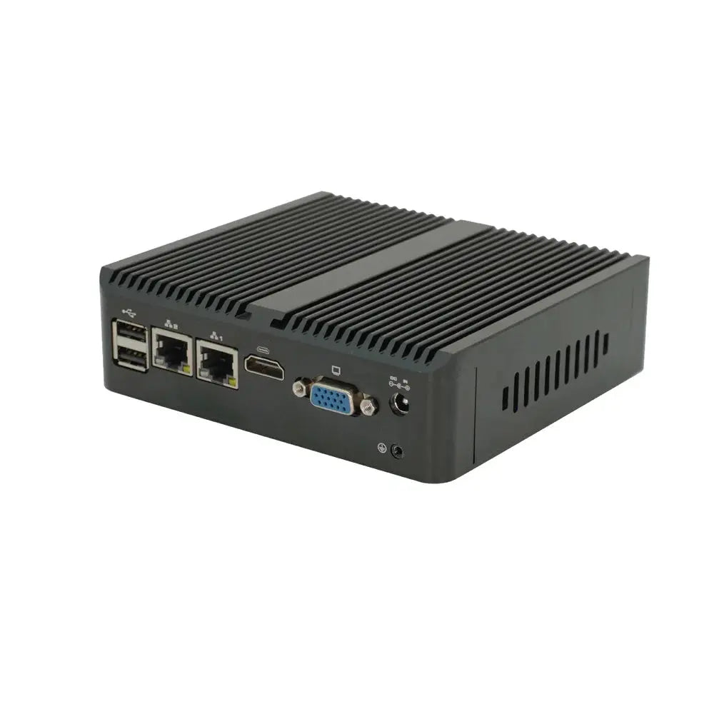 Fanless Industrial Mini PC j6412 j4125 12th gen N100 N150 2*LAN RS232 HD VGA Win10/11 Linux Ubuntu WIFI Desktop Computer Home pc Smart_Life_Tech