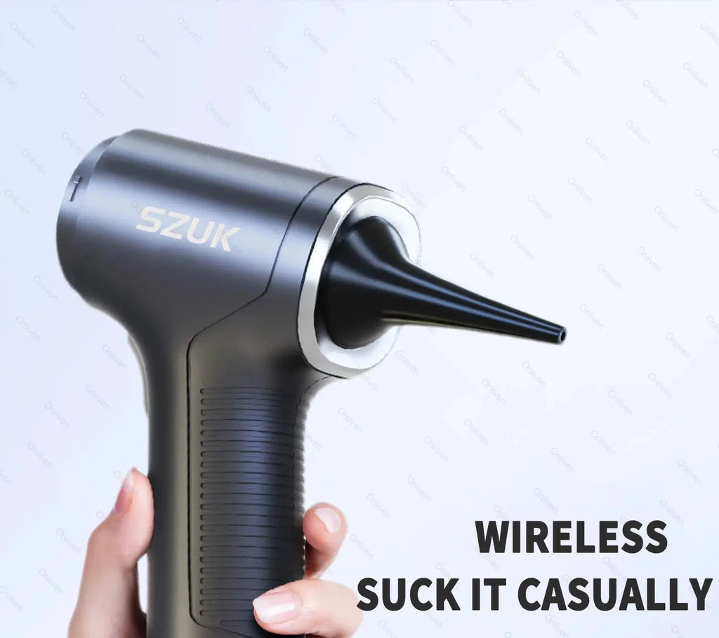 SZUK 2025 Car Vacuum Cleaner New Mini Vacuum Cleaner Strong Suction Wireless Portable Cleaner Handheld vacuum Cleaner for car Smart_Life_Tech