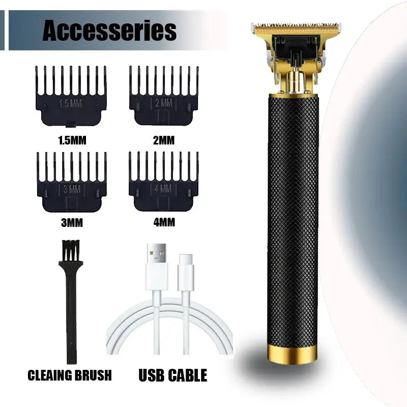 New！T9 Electric Hair Trimmer/Accessories | USB Professional Shaver | 0mm Bald Fade Cutting Machine Portable for Men Home Haircut Smart_Life_Tech