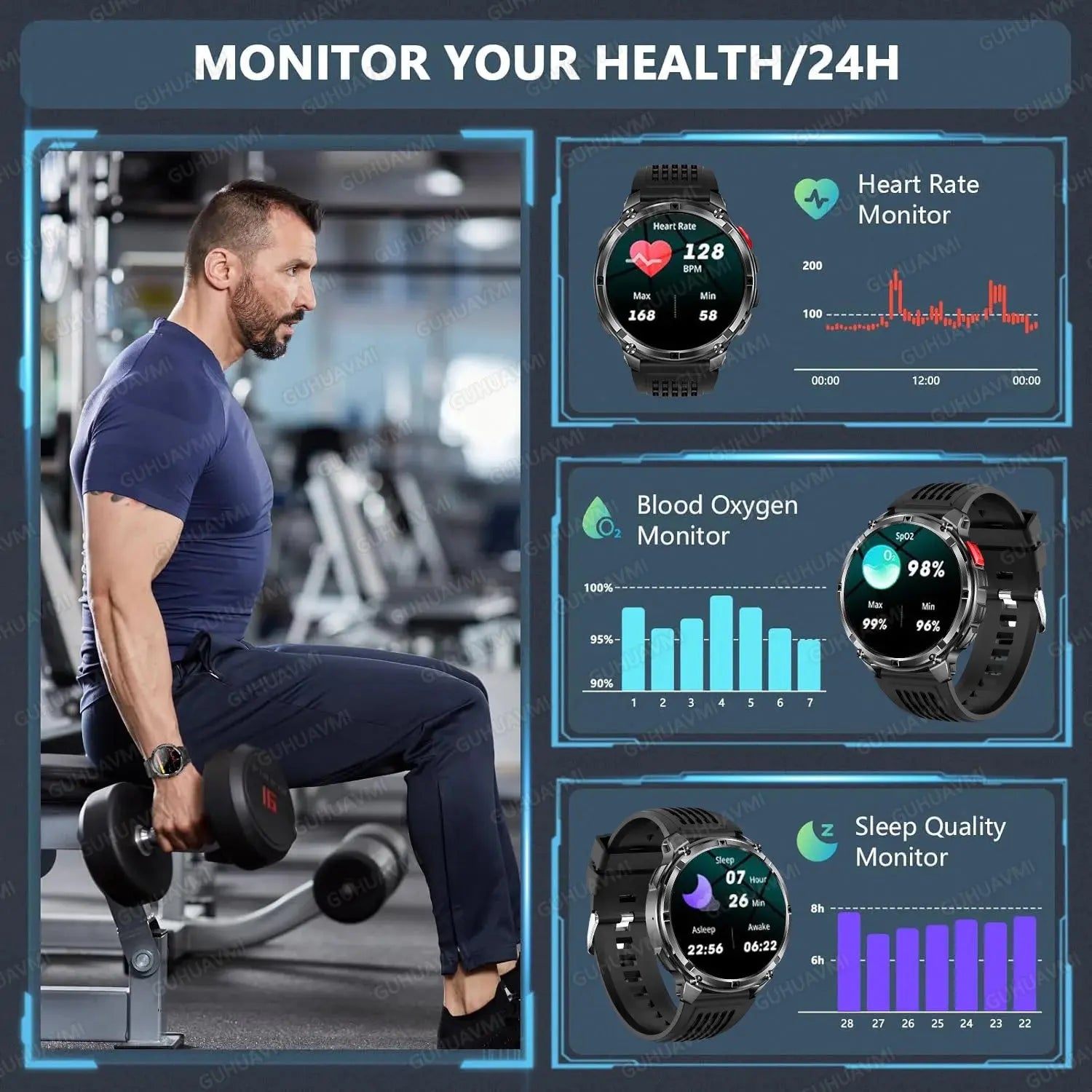 2026 New T-Rex3 Ultra 1100mAh Super Capacity Battery Adult Men Smart Watch 1.7" Large Screen Call 5ATM Waterproof Sports Watches Smart_Life_Tech