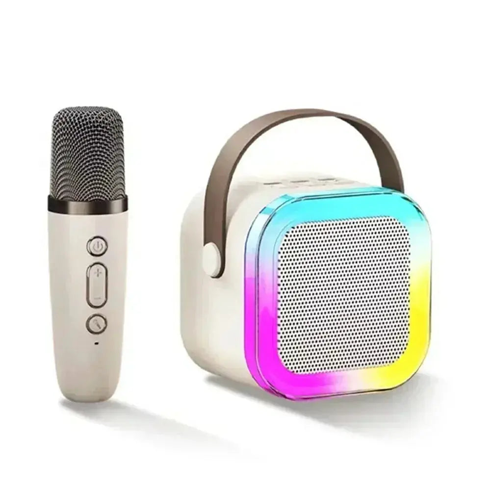 NEW Hot K12 Bluetooth Speaker Portable Home Cute Karaoke Mini Wireless Audio with Microphone K Song Family Singing Machine Smart_Life_Tech