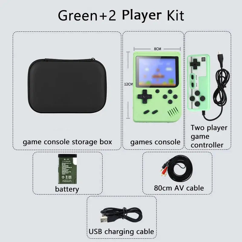 Built-in 500+ Classic arcade retro games Console for TV 5 inch Video Game Handheld Game Player for Game boy two player games Smart_Life_Tech